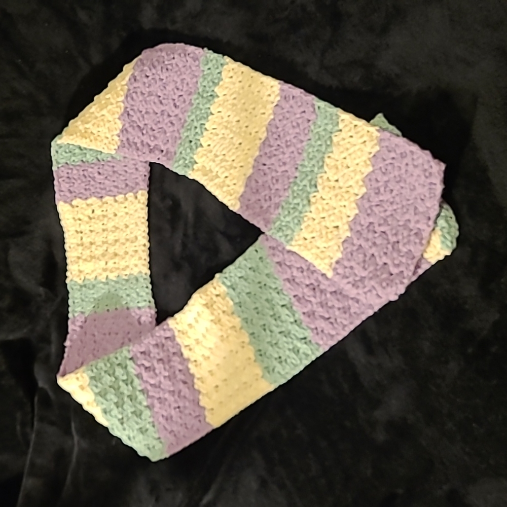 HAND CRAFTED Rectangular Crochet Scarf